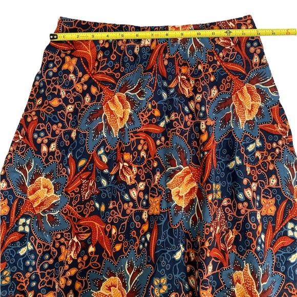 Anthropologie Sisters Gulassa Caterina Mini Skirt Blue Motif Size XS NWT - Picture 4 of 7